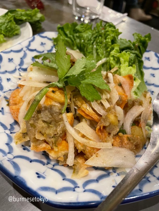 アジア料理店　バーミィーで食べたミャンマーのサモサトウッ