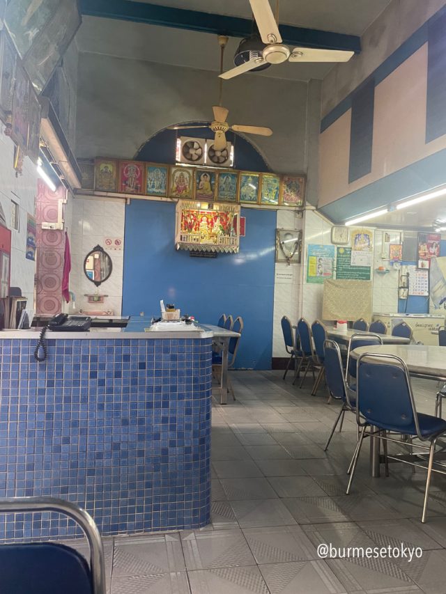 ヤンゴンダウンタウンの老舗チェチナードゥ料理店「Bharat」